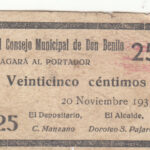 CRBL0047 BILLETE LOCAL  DON BENITO MC