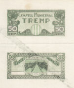 CRBL0070 PRUEBA 2 BILLETES  TREMP 50 CENTIMOS