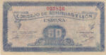 CRBL0081 BILLETE LOCAL CONSEJO ASTURIAS Y LEON 50 CTS 1936 BC