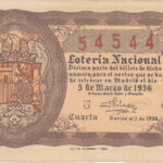 CRBL0088 DECIMO LOTERIA NACIONAL 5 DE MARZO DE 1956 MBC+