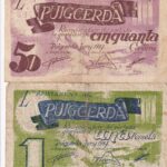 CRBL0280 BILLETE LOCAL ESPAÑA PUIGCERDA 50 CTS Y 1PTS BC