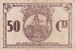 CRBL0336 BILLETE LOCAL 50 CENTIMOS HIGUERUELA MBC+