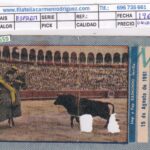 CRBL0659 ENTRADA TOROS 1961 VER FOTO