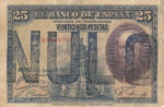 CRBP0040 BILLETE ESPAÑA 25 PESETAS 1928 MBC CON NULO RARO