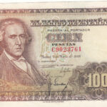 CRBP0045 BILLETE ESPAÑA 100 PESETAS 1948 ERROR 1 SIN CIRCULAR