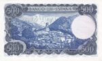 CRBS1579  BILLETE ESPAÑA 500 PESETAS 1971 ERROR RAYADO MARCA DE AGUA SIN CIRCULAR - Imagen 2