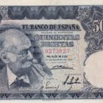 CRBS1873 BILLETE ESPAÑA 500 PESETAS 1951 SIN SERIE EBC