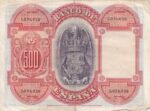 CRBS1927 BILLETE ESPAÑA 500 PESETAS 1927 SIN SERIE BC - Imagen 2