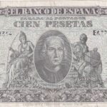 CRBS1976 BILLETE ESPAÑA 100 PESETAS 1940 SERIE E BC