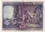 CRBS2022 BILLETE ESPAÑA 500 PESETAS 1928 SIN SERIE MBC - Imagen 2