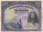CRBS2023 BILLETE ESPAÑA 1000 PESETAS 1928 SIN SERIE BC+