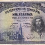 CRBS2023 BILLETE ESPAÑA 1000 PESETAS 1928 SIN SERIE BC+