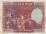 CRBS2023 BILLETE ESPAÑA 1000 PESETAS 1928 SIN SERIE BC+ - Imagen 2