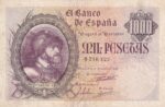 CRBS2025 BILLETE ESPAÑA 1000 PESETAS 1940 SIN SERIE MBC