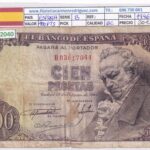 CRBS2040 BILLETE ESPAÑA 100 PESETAS 1946 SERIE B BC