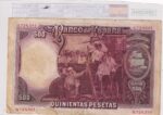 CRBS2044 BILLETE ESPAÑA 500 PESETAS 1931 SIN SERIE MBC - Imagen 2