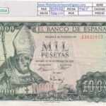 CRBS2058 BILLETE ESPAÑA 1000 PESETAS 1965 SERIE A MBC