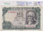 CRBS2065 BILLETE ESPAÑA 1000 PESETAS 1971 SERIE 3I MBC