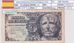 CRBS2079 BILLETE 5 PESETAS 1947 SERIE B MBC