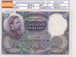 CRBS2081 BILLETE ESPAÑA 50 PESETAS 1931 EBC