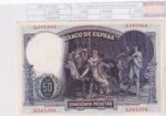 CRBS2082 BILLETE ESPAÑA 50 PESETAS 1931 EBC - Imagen 2