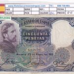 CRBS2086 BILLETE ESPAÑA 50 PESETAS 1931 BC
