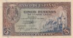CRBS2191 BILLETE ESPAÑA 5 PESETAS 1940 SERIE A (RARA) SIN CIRCULAR