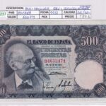 CRBS2237 BILLETE ESPAÑA 500 PESETAS 1951 S/C-