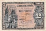 CRBS2271 BILLETE ESPAÑA 2 PESETAS 1937 SERIE B MBC+