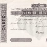 CRBS2579 PAGARE ESPAÑA 500 REALES DE VELLON 18** SIN CIRCULAR