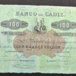 CRBS2694 BILLETE ESPAÑA BANCO DE CADIZ 100 REALES