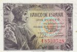 CRBS2749 BILLETE ESPAÑA 1 PESETA 1943 SERIE I SIN CIRCULAR