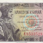 CRBS2749 BILLETE ESPAÑA 1 PESETA 1943 SERIE I SIN CIRCULAR