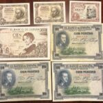 CRBS2885 LOTE 7 BILLETES ESPAÑA SURTIDOS DE MBC A S/C