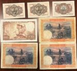 CRBS2885 LOTE 7 BILLETES ESPAÑA SURTIDOS DE MBC A S/C - Imagen 2