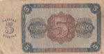 CRBS2942 BILLETE ESPAÑA 5 PESETAS 1938 SERIE C BC - Imagen 2