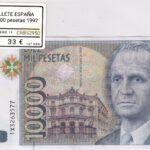 CRBS2950 BILLETE ESPAÑA 10000 PESETAS 1992 EBC SERIE 1X