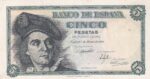 CRBS2983 BILLETE ESPAÑA 5 PESETAS 1948 SIN SERIE SIN CIRCULAR