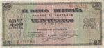 CRBS3001 BILLETE ESPAÑA 25 PESETAS 1938 SERIE A MBC