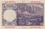 CRBS3006 BILLETE ESPAÑA 25 PESETAS 1946 SERIE A MBC - Imagen 2