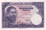 CRBS3018 BILLETE ESPAÑA 25 PESETAS 1954 SERIE E MBC+