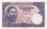 CRBS3021 BILLETE ESPAÑA 25 PESETAS 1954 SERIE J EBC+