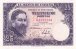 CRBS3023 BILLETE ESPAÑA 25 PESETAS 1954 SERIE K EBC