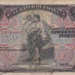 CRBS3034 BILLETE ESPAÑA 50 PESETAS 1906 SIN SERIE BC