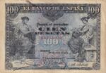 CRBS3053 BILLETE ESPAÑA 100 PESETAS 1906 SERIE A MBC