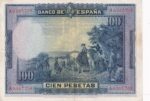CRBS3056 BILLETE ESPAÑA 100 PESETAS 1928 SERIE A MBC+ - Imagen 2