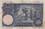 CRBS3089 BILLETE ESPAÑA 500 PESETAS 1951 SIN SERIE MBC - Imagen 2