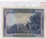 CRBS3334 BILLETE ESPAÑA 100 PESETAS 1928 MBC- - Imagen 2