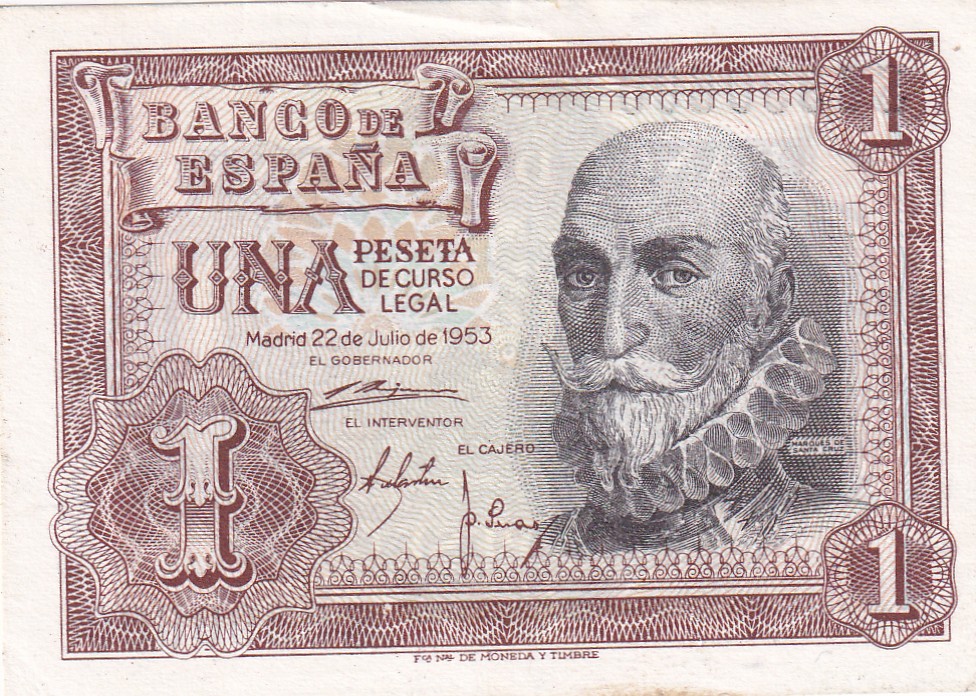 CRBS3340 CRBS3340 BILLETE ESPAÑA 1 PESETA 1953 SERIE S EBC+ - Imagen 1