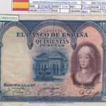 CRBS3353 BILLETE ESPAÑA 500 PESETAS 1927 MBC SIN SERIE